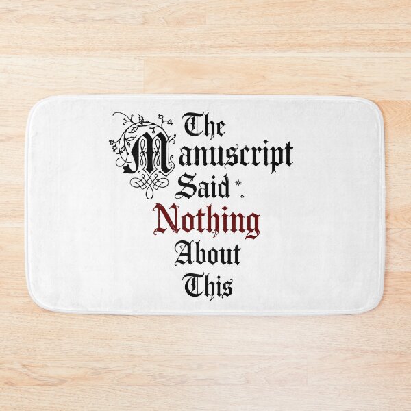 Item preview, The Manuscript Said Nothing About It | Medieval Dark Academia Meme designed and sold by witchlingart.