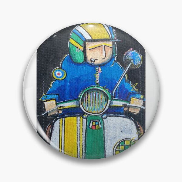 Item preview, Classic Scooter | Retro Scooter Riders | Scooterist, Retro Mod Inspired Art designed and sold by GWARTGB.