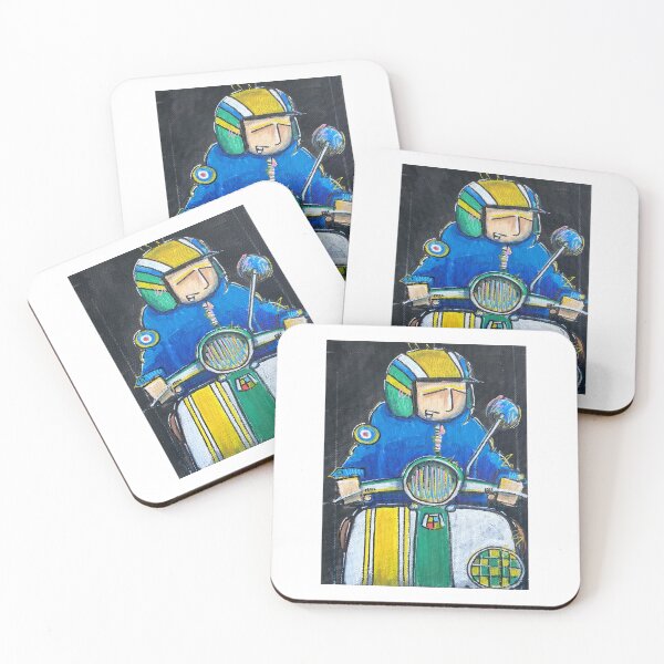 Item preview, Classic Scooter | Retro Scooter Riders | Scooterist, Retro Mod Inspired Art designed and sold by GWARTGB.