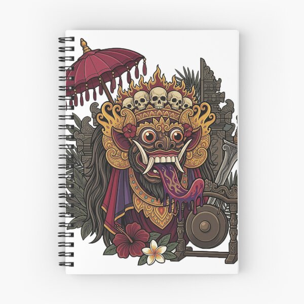 Item preview, Rangda Guardian Mask – Sacred Balinese Mythology Art designed and sold by cannsuh.