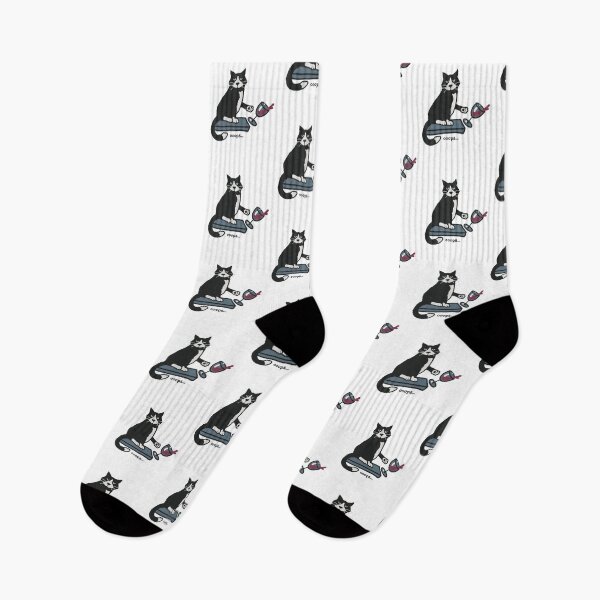 Item preview, Oops! Cat Knocked Over the Wine | Funny Tuxedo Cat Illustration designed and sold by Gbriel3.