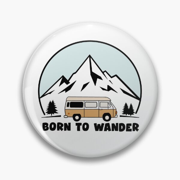 Item preview, Born to wander  designed and sold by The Curious Cow.