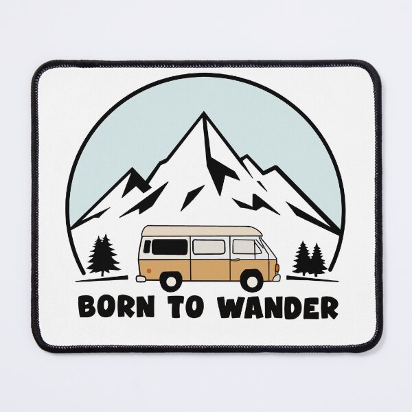 Item preview, Born to wander designed and sold by The Curious Cow.