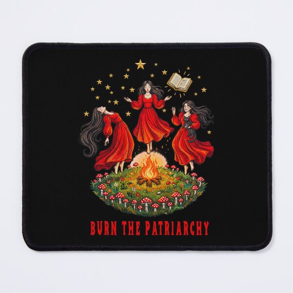 Item preview, Feminist Witch Coven Burn the Patriarchy designed and sold by TeeARTHY.