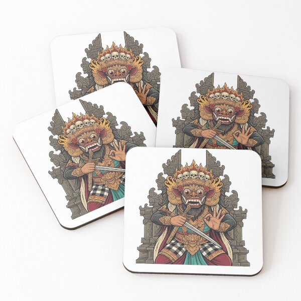 Item preview, Rangda Guardian Mask – Sacred Balinese Mythology Art designed and sold by cannsuh.