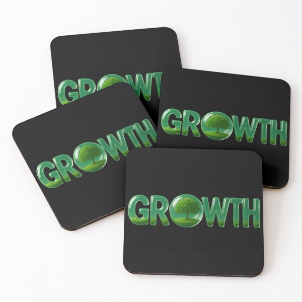 Item preview, Green Tree Growth Typography designed and sold by Khadigadesings.