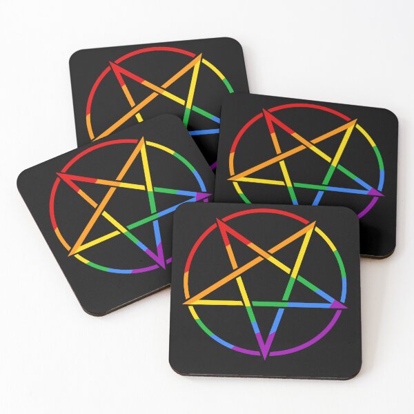 Item preview, Rainbow Pentagram designed and sold by khalico.