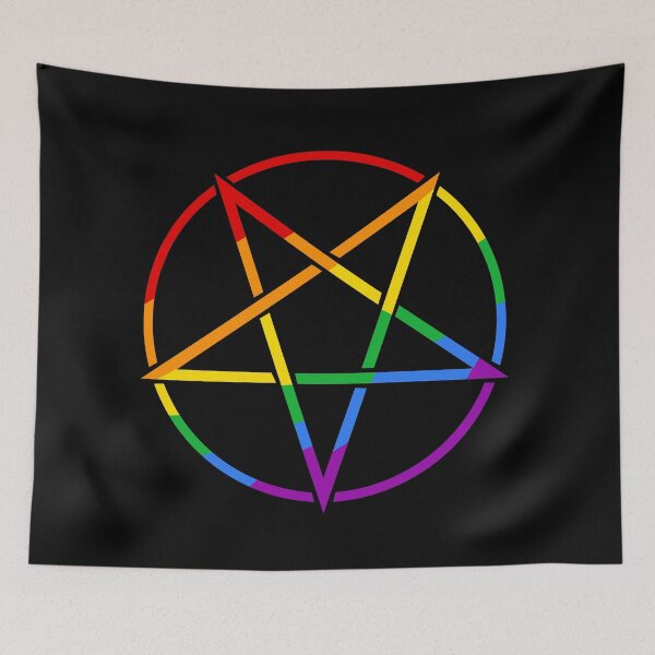 Item preview, Rainbow Pentagram designed and sold by khalico.