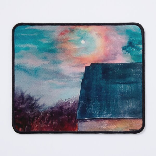 Item preview, Hamburg Night Sky: Landscpae Watercolor Art Prints  designed and sold by BaloArtprints.