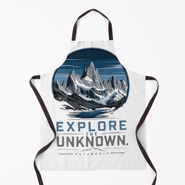Item preview, Patagonia Fitz Roy Minimalist – Explore the Unknown – Bold Mountain Line Art designed and sold by bobscraze.