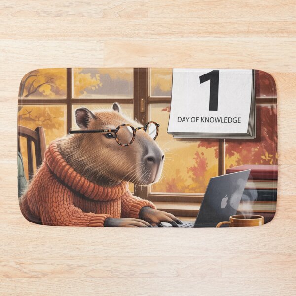Item preview, Capybara getting ready for school. designed and sold by elegantpaterns.
