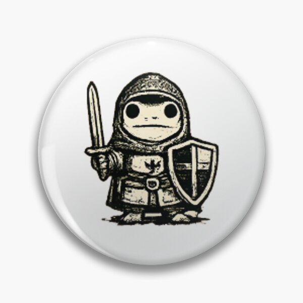 Item preview, Medieval Frog Knight | Fantasy Frog Woodcut Illustration designed and sold by XXeRoXX.