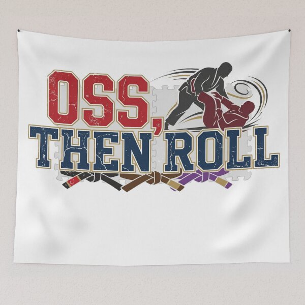 Item preview, Oss Then Roll BJJ designed and sold by Martial-Art-23.