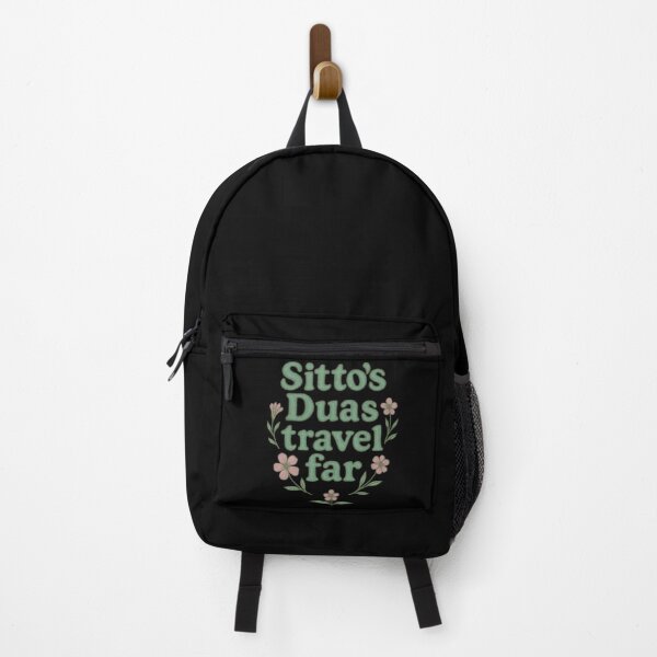 Item preview, Sitto’s Duas Travel Far – Islamic Floral Quote Design designed and sold by D-Islamic.