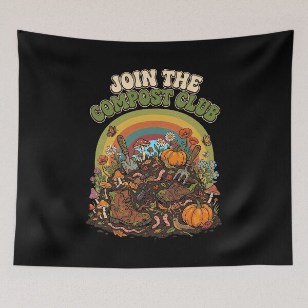 Item preview, Retro Compost Club designed and sold by TeeARTHY.