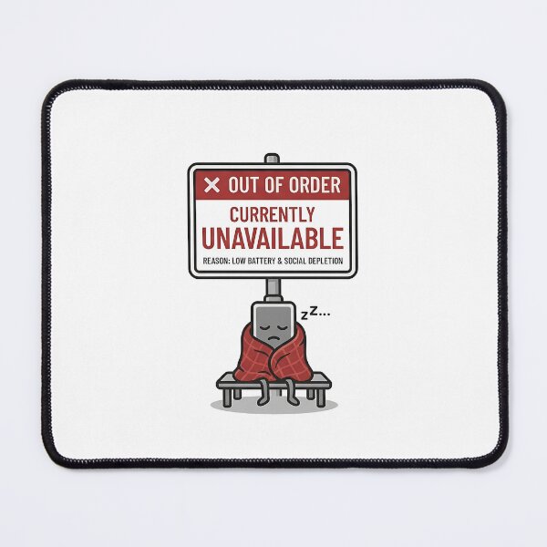 Item preview, Out Of Order Social Depletion Funny designed and sold by Zazz Lee.