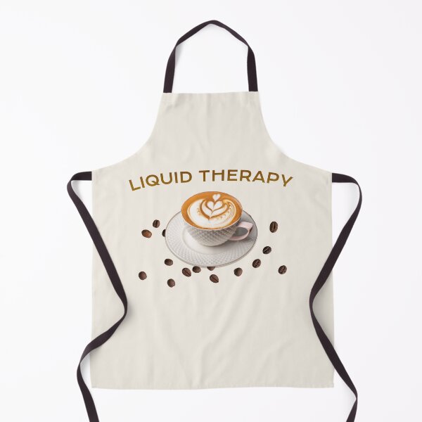 Item preview, Liquid Therapy Coffee Latte Art Aesthetic Funny Barista Quote designed and sold by CreativeArtistL.