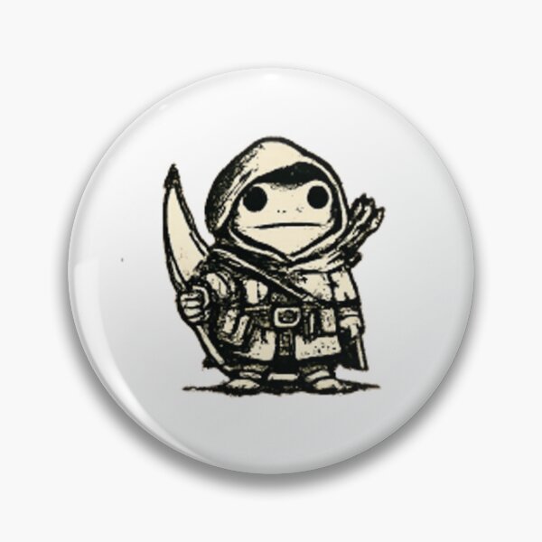 Item preview, Medieval Frog Archer | Fantasy Frog Woodcut Illustration designed and sold by XXeRoXX.