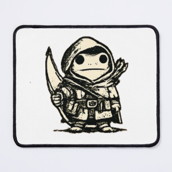 Item preview, Medieval Frog Archer | Fantasy Frog Woodcut Illustration designed and sold by XXeRoXX.