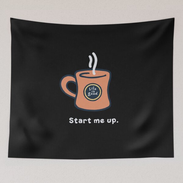 Item preview, Start Me Up Coffee Mug | Funny Morning Coffee Quote Design designed and sold by Gbriel3.