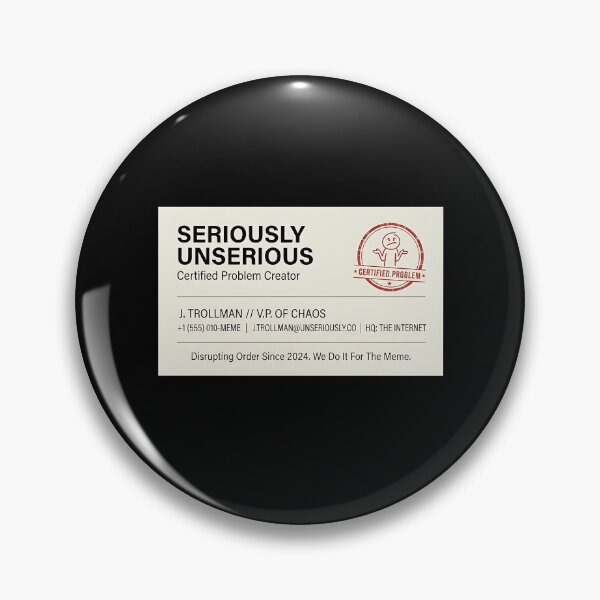 Item preview, Seriously Unserious VP Of Chaos Funny designed and sold by Zazz Lee.