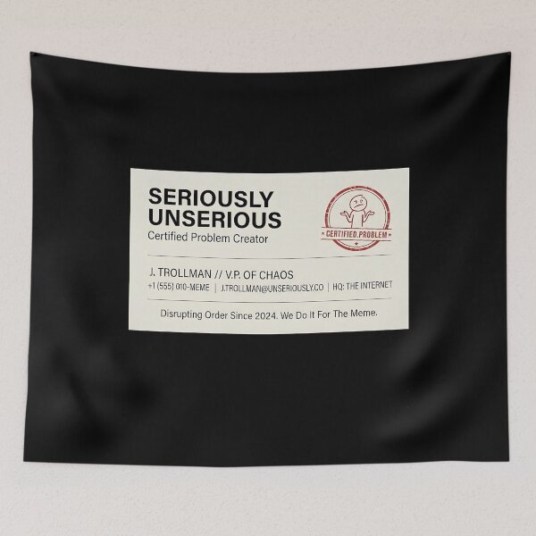 Item preview, Seriously Unserious VP Of Chaos Funny designed and sold by Zazz Lee.