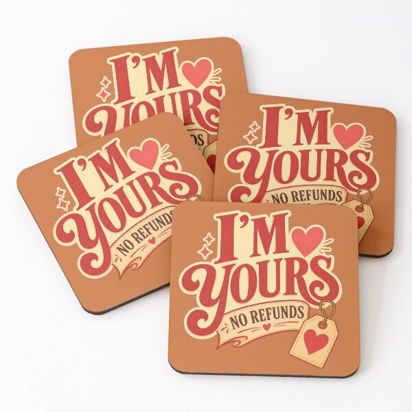 Item preview, I'm Yours No Refunds Retro Vintage Couple Design designed and sold by Aliplus+.