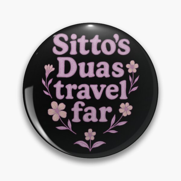 Item preview, Sitto’s Duas Travel Far ( dusty pink ) – Islamic Floral Quote Design designed and sold by D-Islamic.