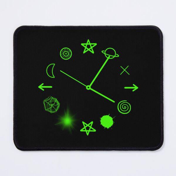Item preview, Uranium Green Glow Clock designed and sold by Shadow Sheep Designs .