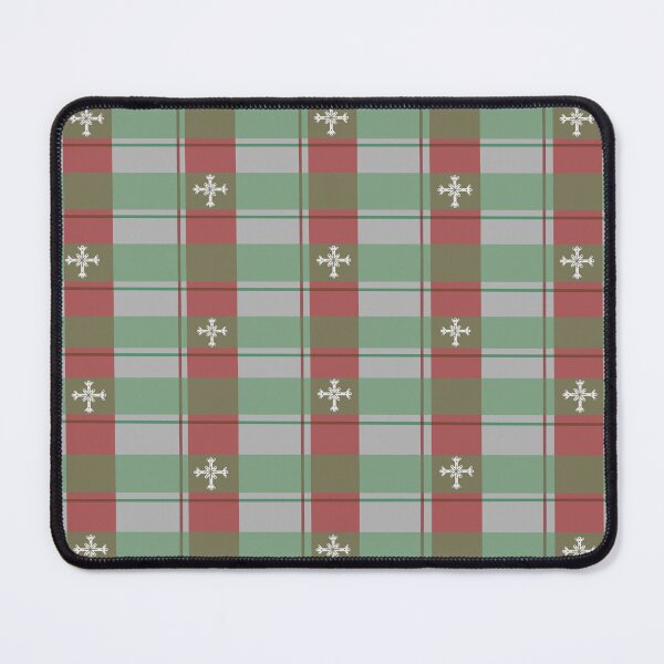 Item preview, Very Basic Christmas Plaid with Snowflakes designed and sold by Fauxkit.