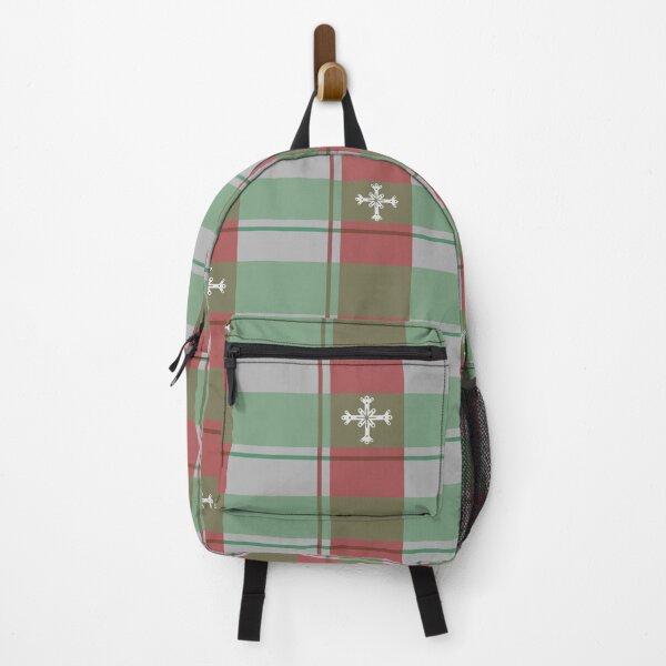 Item preview, Very Basic Christmas Plaid with Snowflakes designed and sold by Fauxkit.