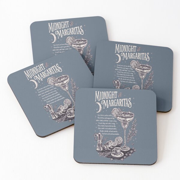 Item preview, Midnight Margaritas for Witchy Coffee Lovers designed and sold by POD DYNASTY | Original Print On Demand T-Shirt Graphics.