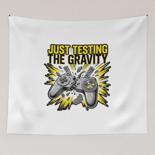 Item preview, Testing Gravity Broken Controller Rage Quit Funny designed and sold by ryanguas.