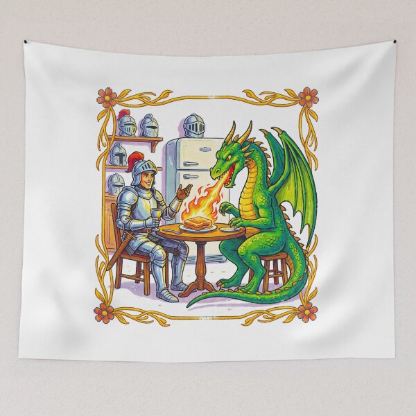 Item preview, Funny Dragon Knight designed and sold by TeeARTHY.