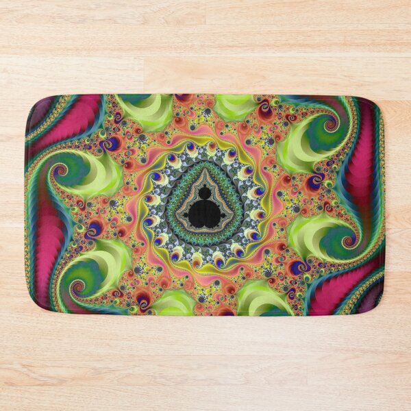 Item preview, Psychedelic Rainbow Mandelbrot Spiral Fractal designed and sold by pinkal.