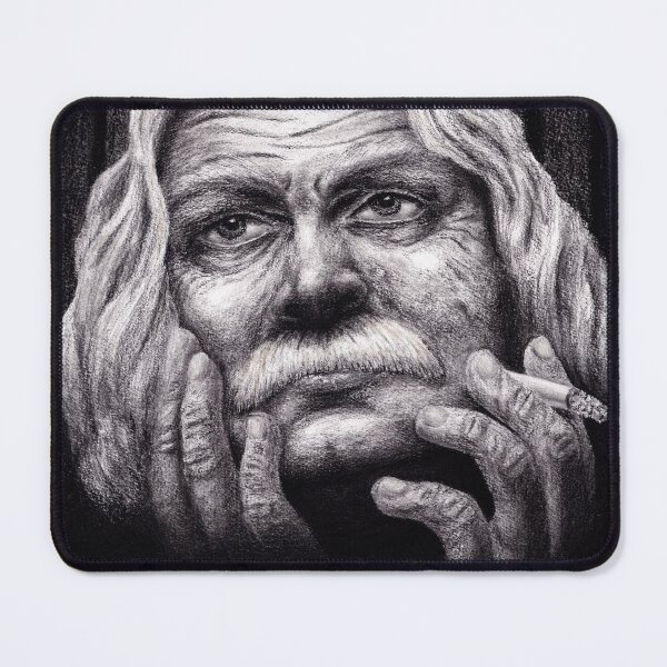 Item preview, Untitled charcoal drawing on paper 12x16 designed and sold by PabloVonPablo.