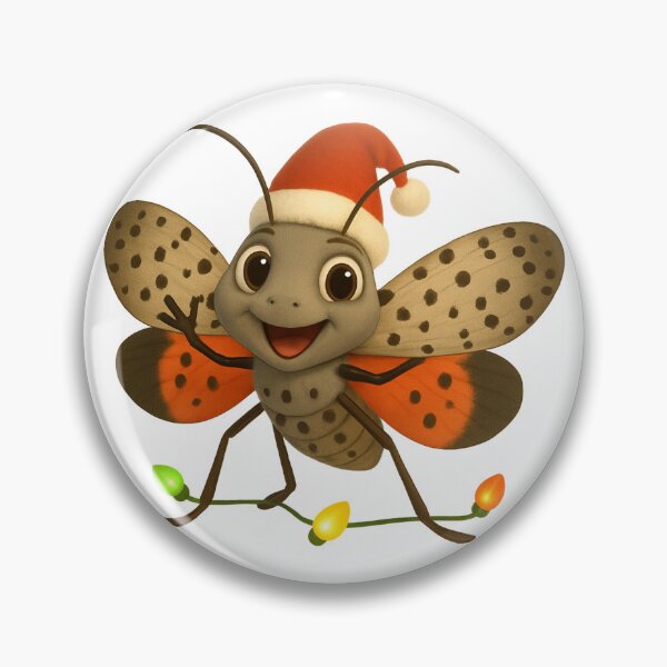 Item preview, Christmas Spotted Lanternfly designed and sold by Sillytoe.