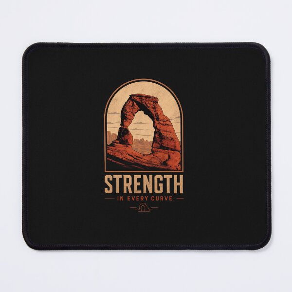 Item preview, Arches Delicate Arch – Strength in Every Curve – Red Rock Silhouette Art designed and sold by bobscraze.