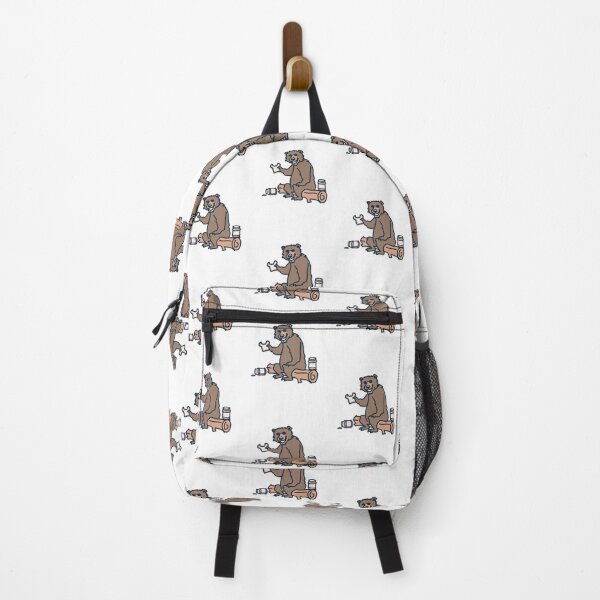 Item preview, Funny Camping Bear with Peanut Butter | Wilderness Humor  designed and sold by Gbriel3.