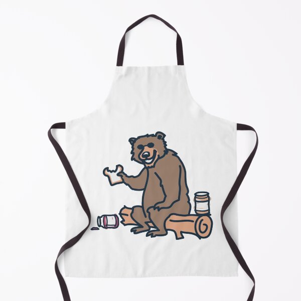 Item preview, Funny Camping Bear with Peanut Butter | Wilderness Humor designed and sold by Gbriel3.