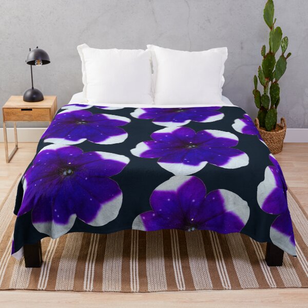 Item preview, Isolated Starry Purple and White Petunia Flower Graphic designed and sold by BalkanBloom.