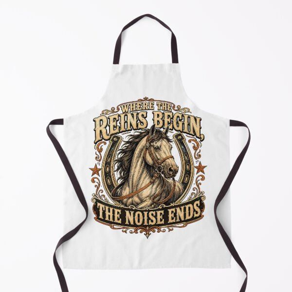 Item preview, Where the Reins Begin Vintage Horse Design designed and sold by Kolibra.