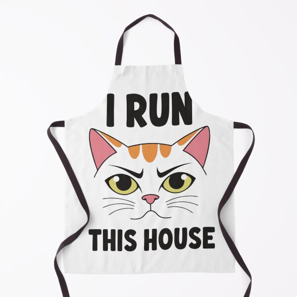 Item preview, I Run This House Cat T-Shirt | Funny Black Cat Graphic Tee | Sassy Cat Lover Gift Design designed and sold by Charonde.
