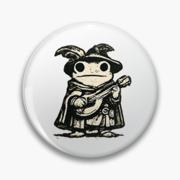Item preview, Medieval Frog Bard | Fantasy Frog Woodcut Illustration designed and sold by XXeRoXX.