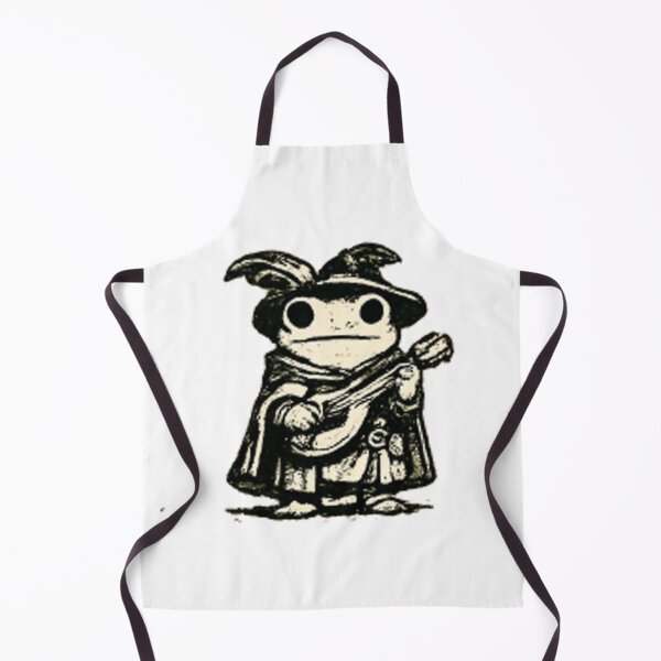 Item preview, Medieval Frog Bard | Fantasy Frog Woodcut Illustration designed and sold by XXeRoXX.