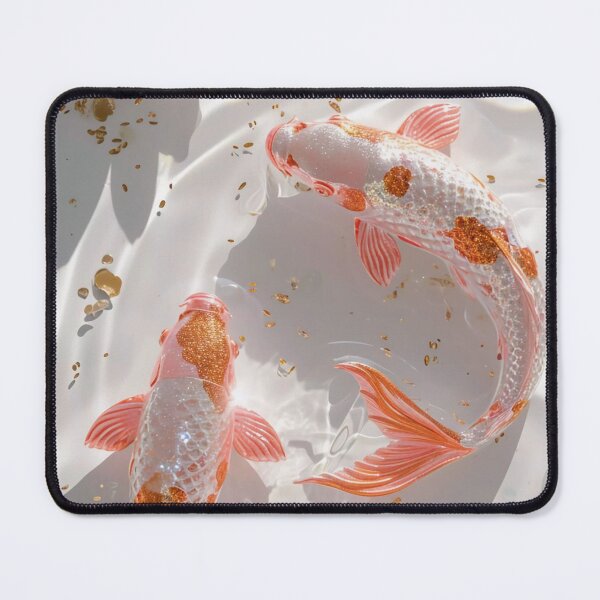 Item preview, Pink and Gold Japanese Koi Fish designed and sold by NF Designs Studio DTF.