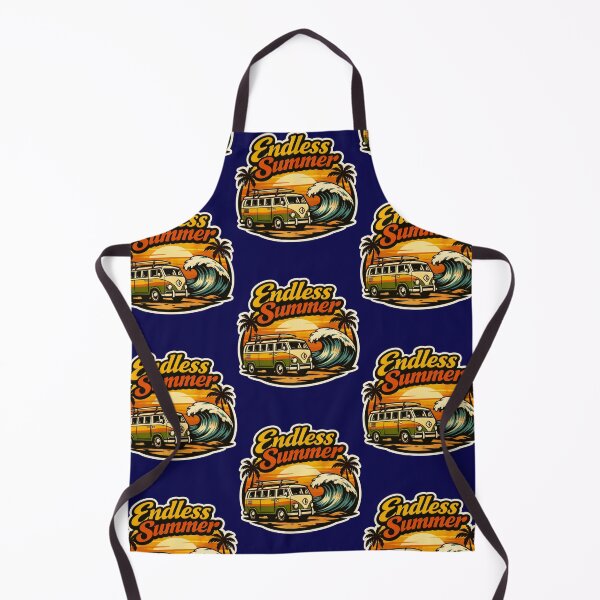 Item preview, Endless Summer - Retro Surf Van designed and sold by Navarro-Vintage.