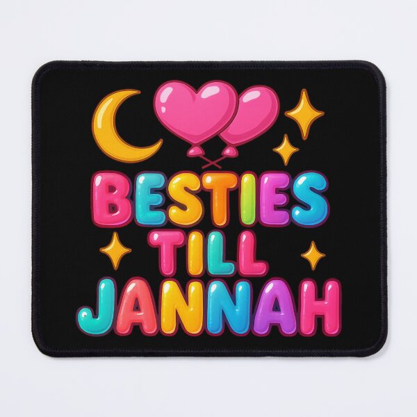 Item preview, Besties Till Jannah - Colorful Islamic Friendship Design designed and sold by D-Islamic.