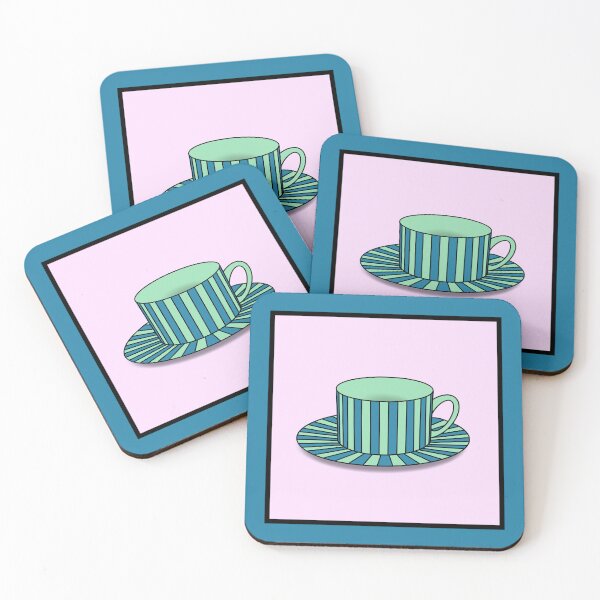 Item preview, Perfect cup of tea - Teal Backdrop designed and sold by rodwelldesigns.