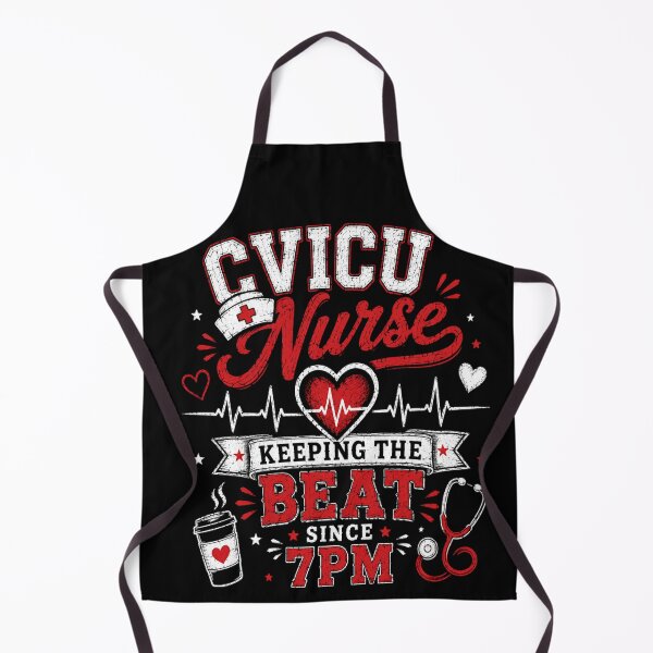 Item preview, CVICU Nurse Keeping the Beat since 7PM designed and sold by SavvyKloset.